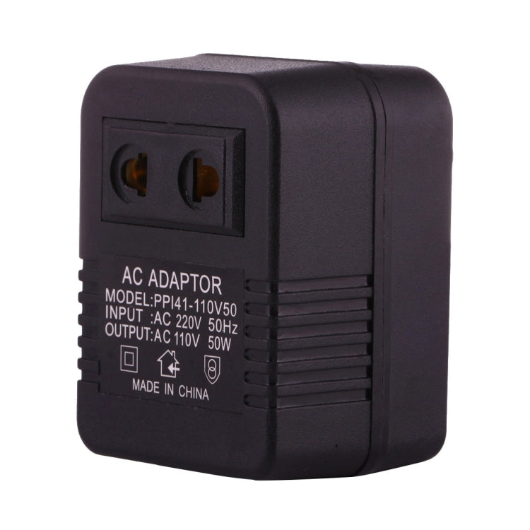 220V to 110V 50W AC Power Socket Adapter, EU/US Plug to US Plug - Plug Adaptor by PMC Jewellery | Online Shopping South Africa | PMC Jewellery