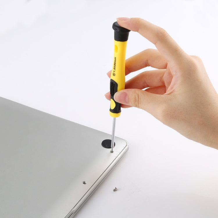 JIAFA JF-611-1.5 Cross 1.5 Mobile Phone Repair Screwdriver(Yellow)