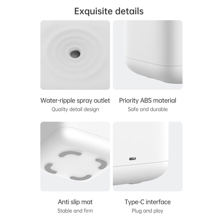 W08 Anti-Gravity Water Drop Humidifier Home Desktop Sprayer (White) - free shipping - PMC TechLife - Order now!