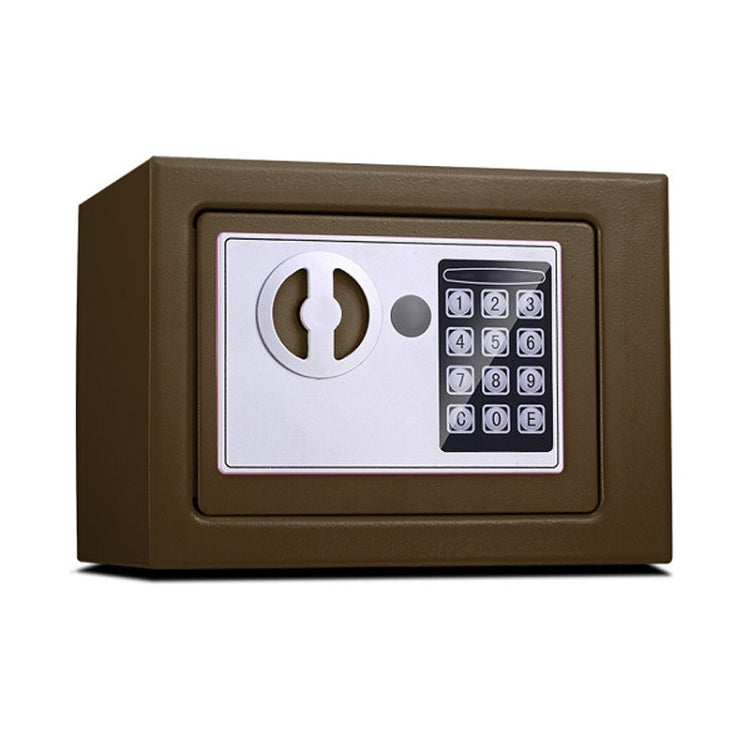 17E Home Mini Electronic Security Lock Box Wall Cabinet Safety Box without Coin-operated Function(Bronze) - Safety Box by PMC Jewellery | Online Shopping South Africa | PMC Jewellery | Buy Now Pay Later Mobicred