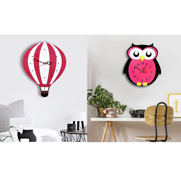 11*10 inch Children Bedroom Room Decor Battery Operated Owl Shaped Mute Non Ticking Round Wall Quartz Clock - Wall Clock by PMc TechLife | Online Shopping South Africa | PMc TechLife | Buy Now Pay Later Mobicred
