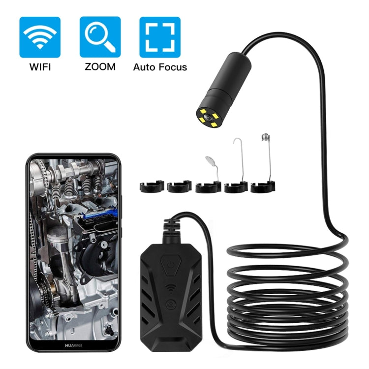 F230 IP68 Water-resistant Autofocus WIFI Endoscope Inspection Camera, Length: 10m, Lens Diameter: 14mm