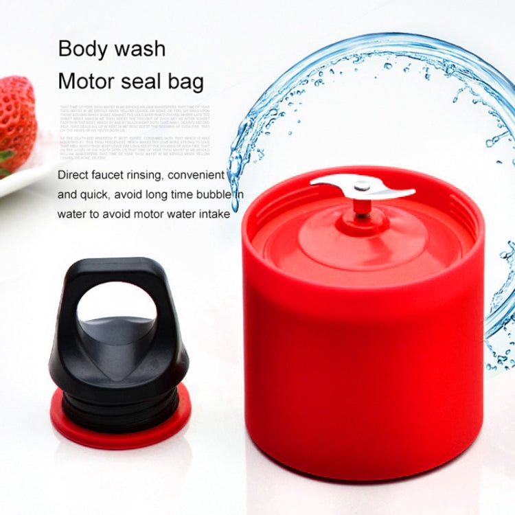 Bingo 500ml Mini Portable USB Rechargeable Electric Juicer Cup Juicer Blender, 22000 Revolutions Per Minute(Red)