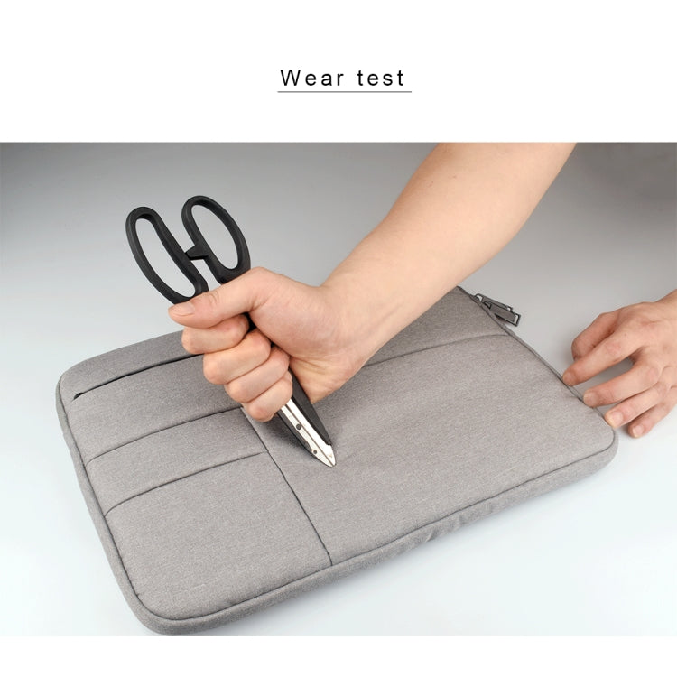 Universal Multiple Pockets Wearable Oxford Cloth Soft Portable Leisurely Laptop Tablet Bag, For 15.6 inch and Below Macbook, Samsung, Lenovo, Sony, DELL Alienware, CHUWI, ASUS, HP (navy)