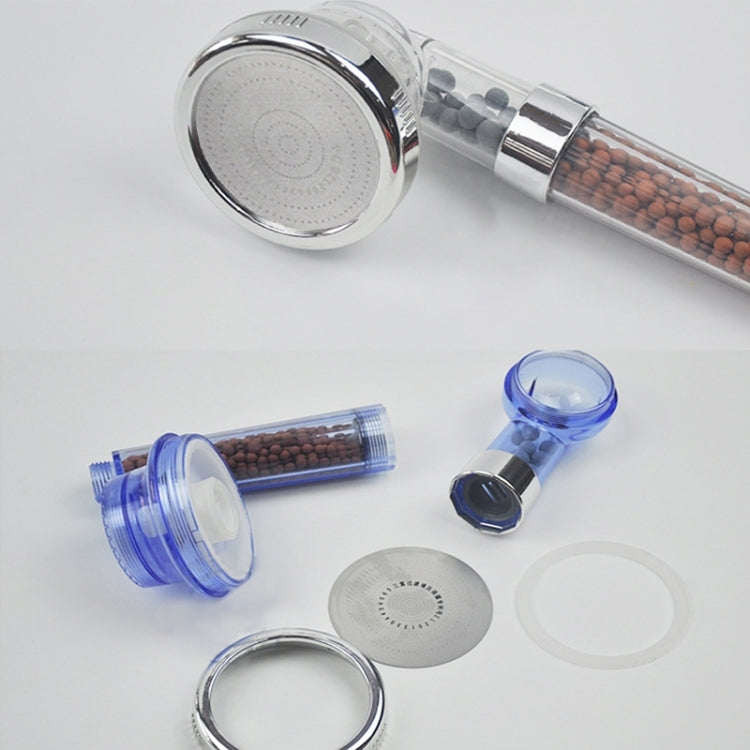 PC Negative Ions Shower Head, Size: Small, Interface: 2cm(Blue)