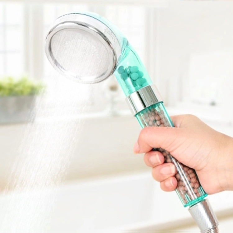 PC Negative Ions Shower Head, Size: Large, Interface: 2cm(Blue)
