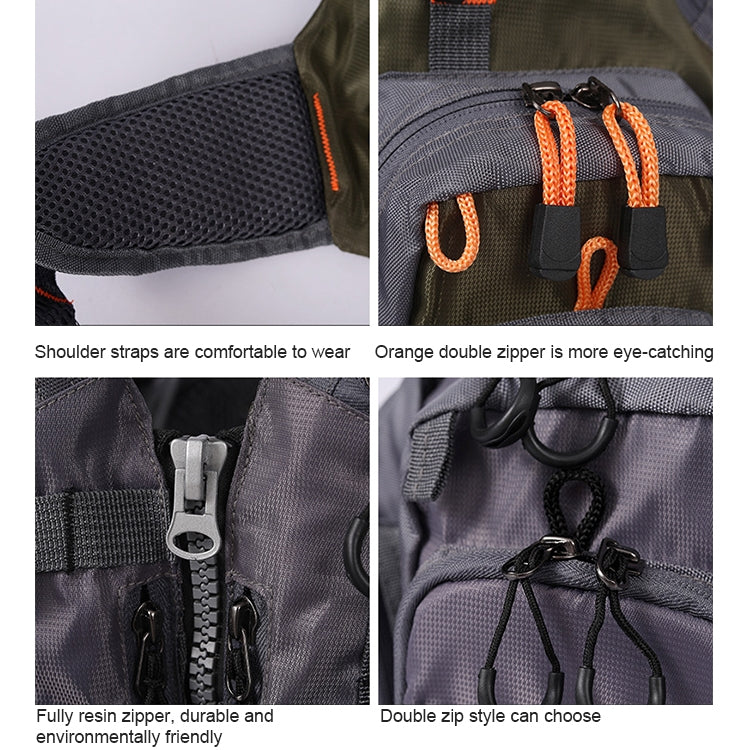 MANNER Outdoor Multifunctional Fishing Life Vest Swimming Life Jacket (Army Green) - Others by PMC Jewellery | Online Shopping South Africa | PMC Jewellery | Buy Now Pay Later Mobicred