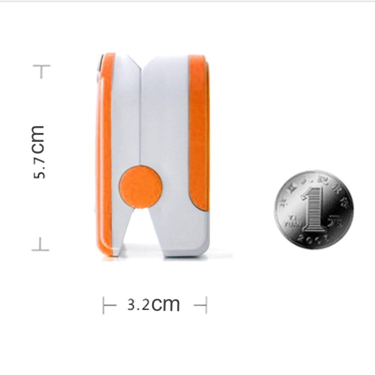 Finger Pulse Oximete LED HD Display Portable Oximeter Equipment Blood Oxygen Monitor Pulse Oximeter(Orange)