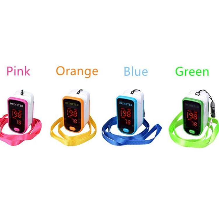 Finger Pulse Oximete LED HD Display Portable Oximeter Equipment Blood Oxygen Monitor Pulse Oximeter(Orange)
