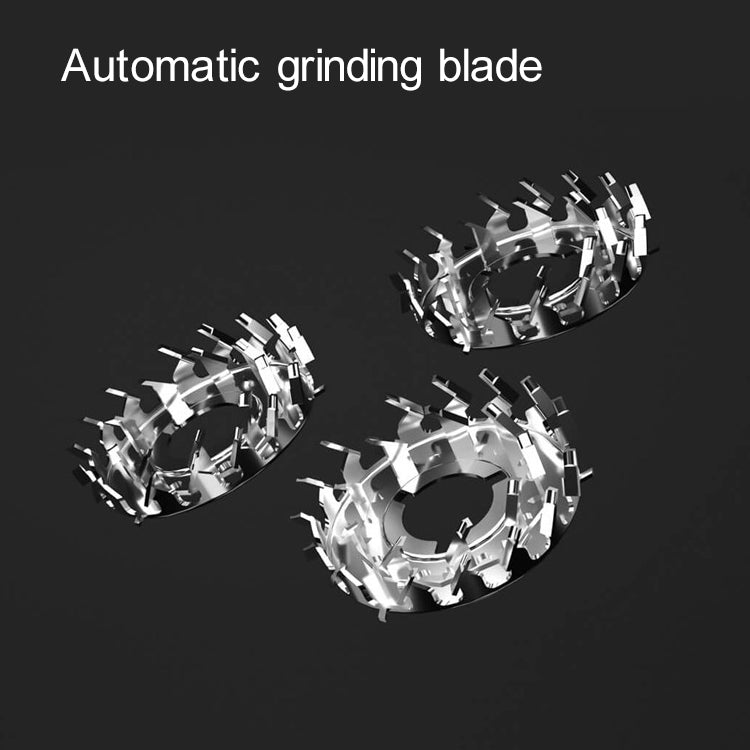 Original Xiaomi ENCHEN Water Proof Triple Rotary Double Ring Blade Shaving Head Electric Rechargeable Shaver For Men(Silver)