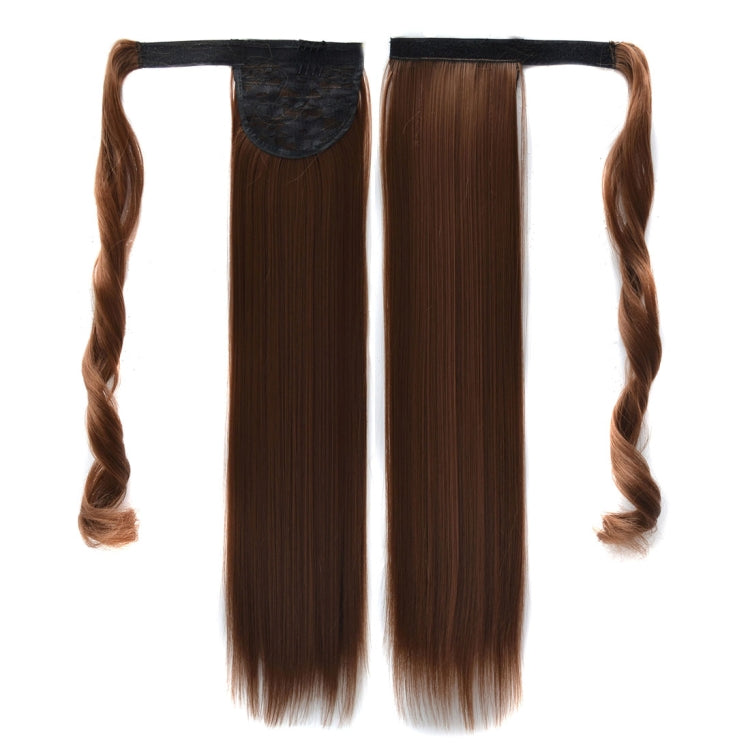 12# Invisible Seamless Bandage-style Wig Long Straight Hair Wig Ponytail