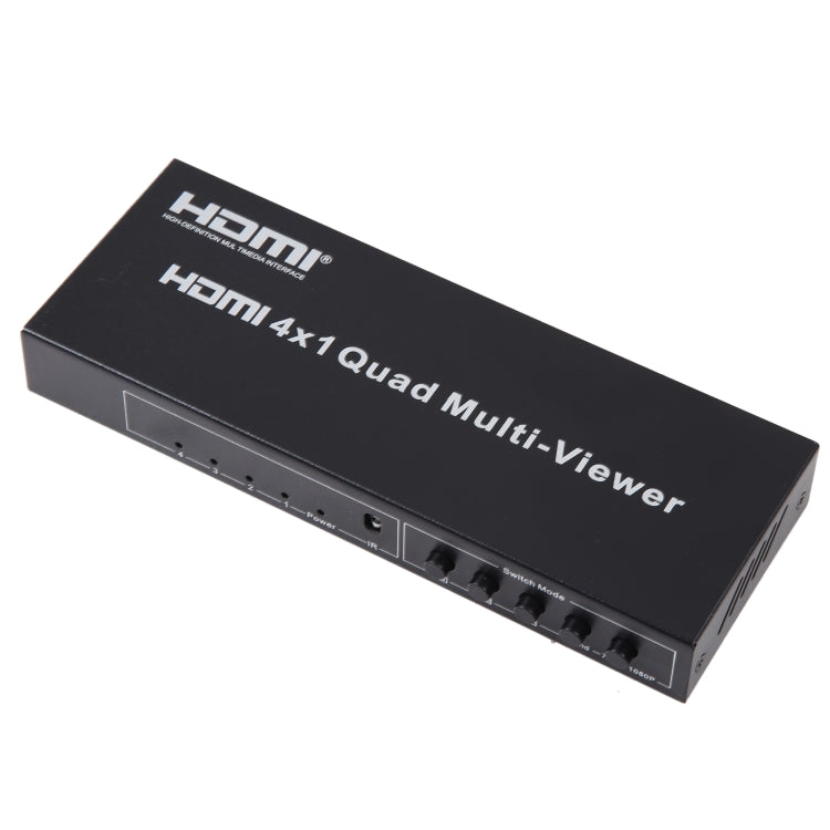 4 in 1 Out HDMI Quad Multi-viewer with Seamless Switcher, UK Plug - free shipping - PMC Jewellery - Order now!