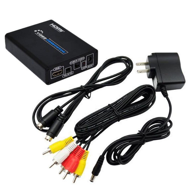 HDMI to Composite / AV S-Video Converter RCA CVBS/L/R Video Converter Adapter, AU Plug