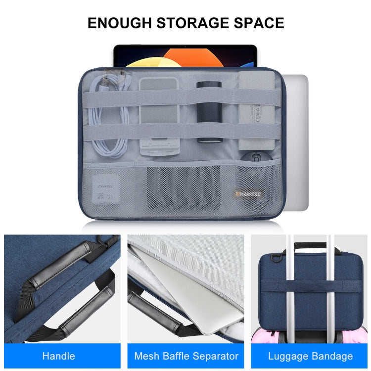 HAWEEL 15.0 inch -16.0 inch Briefcase Crossbody Laptop Bag For Macbook, Lenovo Thinkpad, ASUS, HP(Navy Blue)