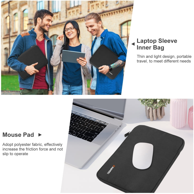 HAWEEL 9.7 inch Sleeve Case Zipper Briefcase Carrying Bag, For iPad 9.7 inch / iPad Pro 9.7 inch, Galaxy, Lenovo, Sony, Xiaomi, Huawei 9.7 inch Tablets(Black)