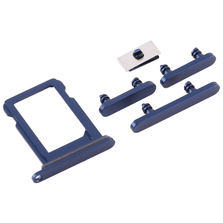 SIM Card Tray + Side Keys for iPhone 12 Mini(Blue) - Metal Parts by PMc TechLife | Online Shopping South Africa | PMc TechLife | Buy Now Pay Later Mobicred