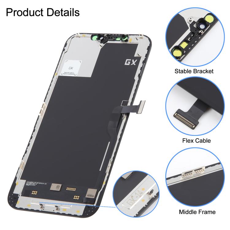 GX Soft OLED Screen For iPhone 12 Pro Max