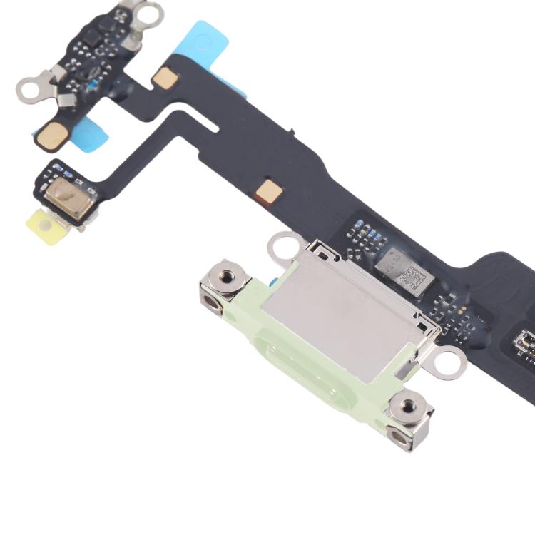 For iPhone 15 Charging Port Flex Cable (Green) - Flex Cable by PMc TechLife | Online Shopping South Africa | PMc TechLife | Buy Now Pay Later Mobicred