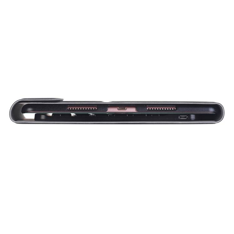 A09 Bluetooth 3.0 Ultra-thin ABS Detachable Bluetooth Keyboard Leather Tablet Case for iPad Air / Pro 10.5 inch (2019), with Holder (Rose Gold)