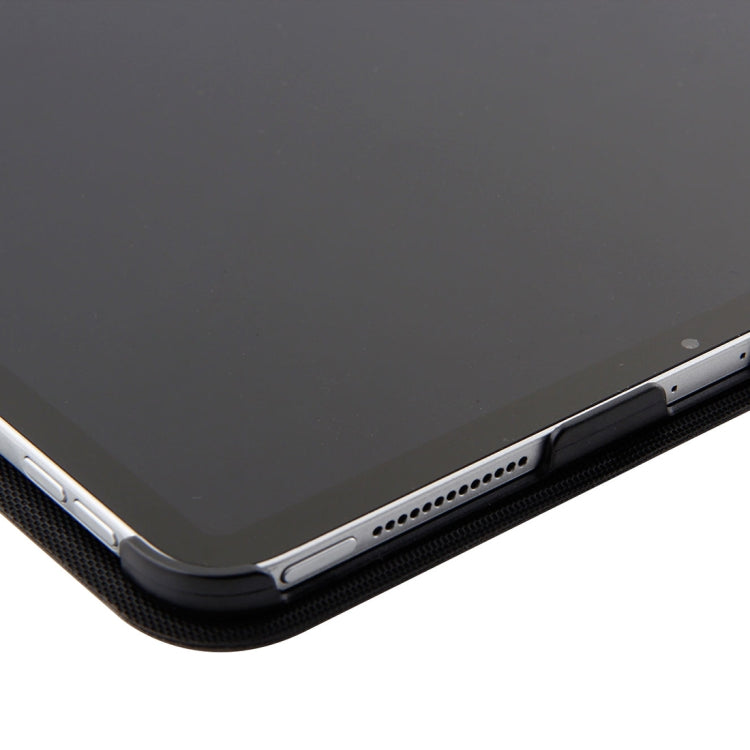 1139B Detachable Bluetooth 3.0 Aluminum Alloy Keyboard + Lambskin Texture Leather Tablet Case for iPad Pro 11 inch (2018), with Three-gear Adjustment / Magnetic / Sleep Function (Blue) - For iPad Pro by PMC TechLife | Online Shopping South Africa | PMC TechLife