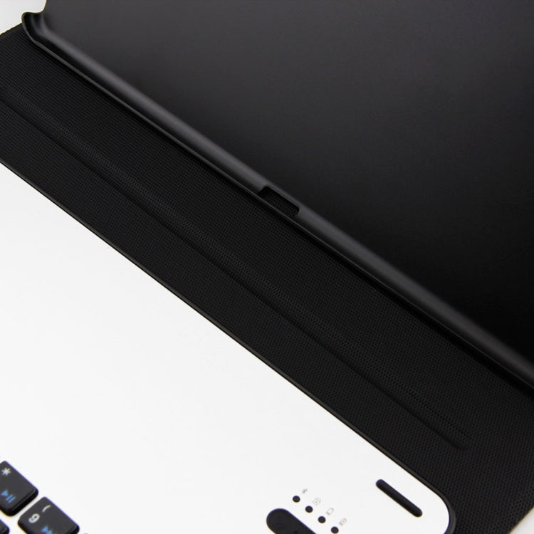 FT-1039B Detachable Bluetooth 3.0 Aluminum Alloy Keyboard + Lambskin Texture Leather Tablet Case for iPad Pro 10.5 inch / iPad Air (2019), with Water Repellent / Three-gear Angle Adjustment / Magnetic / Sleep Function (Black) - For iPad Pro by PMC TechLife | Online Shopping South Africa | PMC TechLife