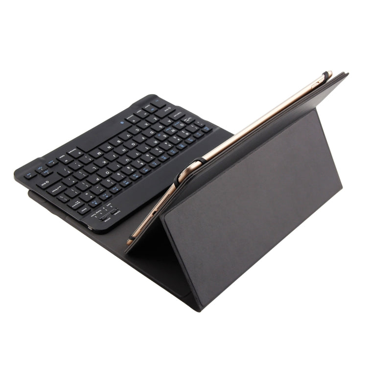 TY-1031 Universal Bluetooth 3.0 ABS Brushed Texture Keyboard + Leather Tablet Case for iOS, Windows, Android Tablet PC Between 9-10.5 inch(Black) - For iPad Pro by PMC TechLife | Online Shopping South Africa | PMC TechLife
