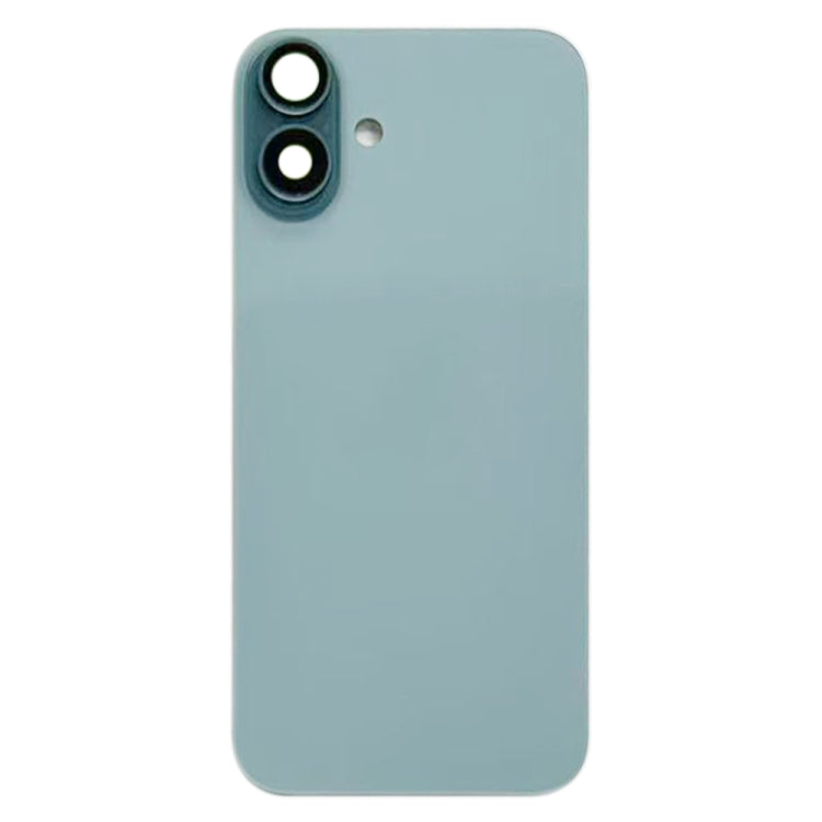 For iPhone 16 Battery Back Cover with Camera Lens Cover(Green)
