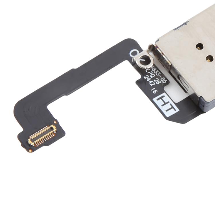 For iPhone 16 Plus Single SIM Card Holder Socket with Flex Cable - Flex Cable by PMc TechLife | Online Shopping South Africa | PMc TechLife | Buy Now Pay Later Mobicred