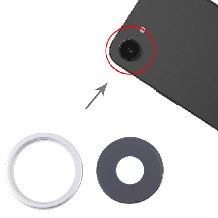 For iPhone 16e Rear Camera Lens Cover (White) - free shipping - PMC TechLife - Order now!