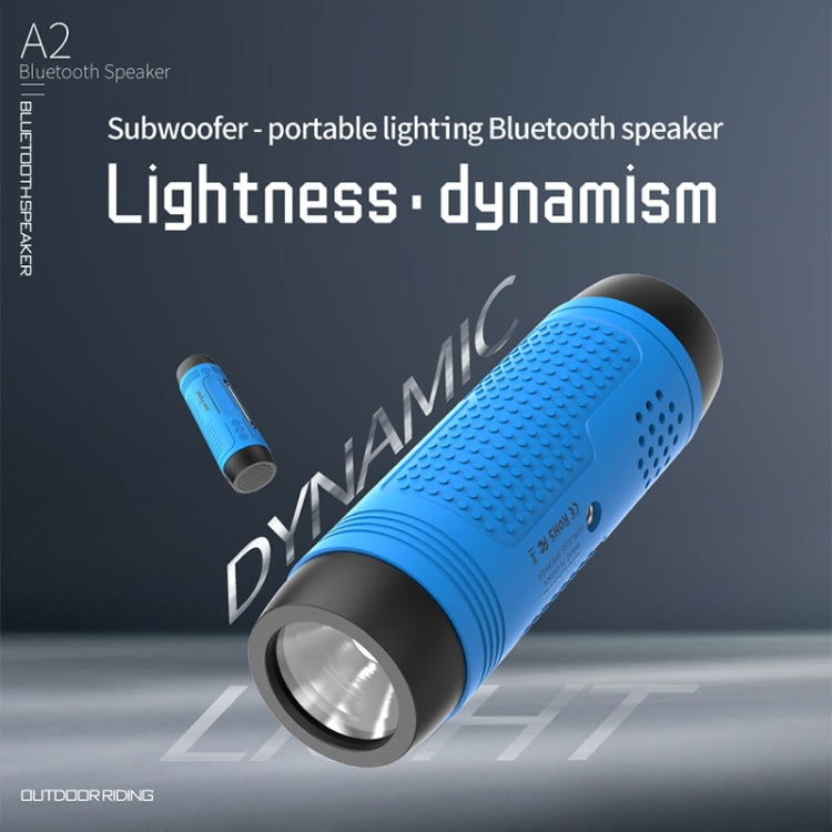 ZEALOT A2 Multifunctional Bass Wireless Bluetooth Speaker, Built-in Microphone, Support Bluetooth Call & AUX & TF Card & LED Lights (Dark Green) - free shipping - PMC Jewellery - Order now!