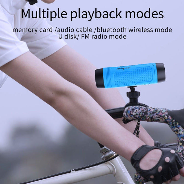 ZEALOT A2 Multifunctional Bass Wireless Bluetooth Speaker, Built-in Microphone, Support Bluetooth Call & AUX & TF Card & LED Lights (Grey) - free shipping - PMC Jewellery - Order now!