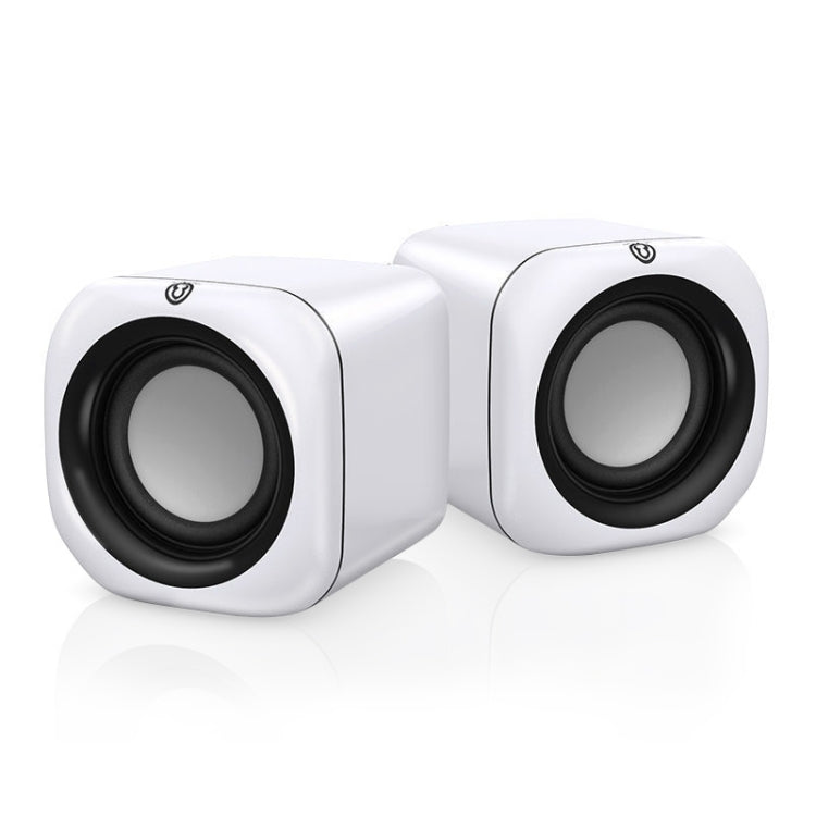 A1 Upgraded Version USB Wire-controlled 4D Stereo Sound Mini Wired Speaker, Cable Length: 1.3m(White) - by PMC Jewellery | Online Shopping South Africa | PMC Jewellery | Buy Now Pay Later Mobicred