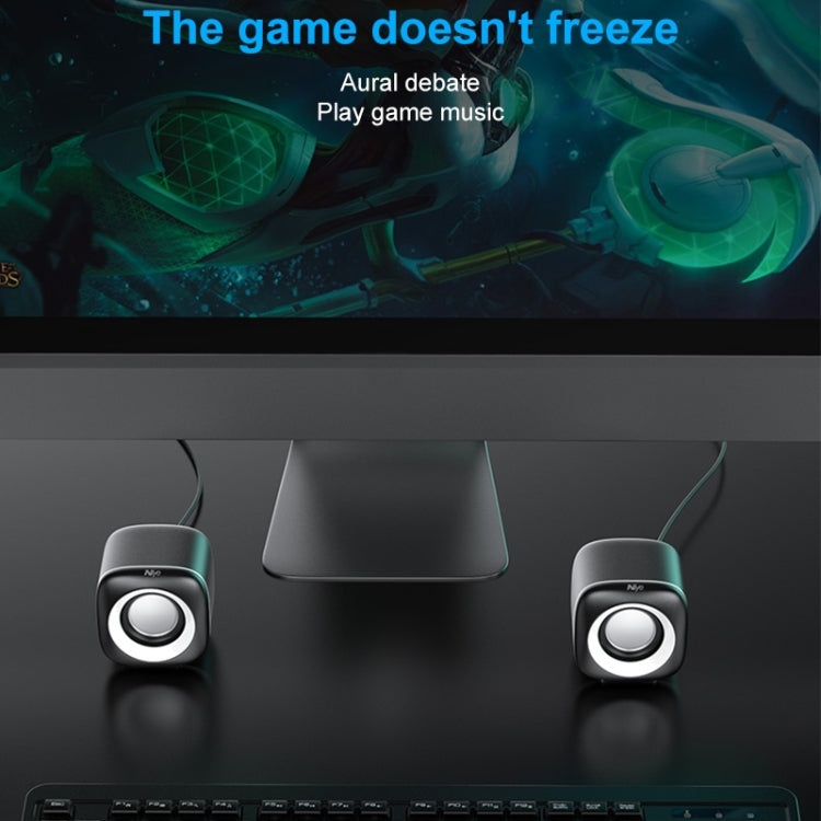 A1 USB Wire-controlled 9D Subwoofer Sound Mini Wired Speaker, Premium Version(Black) - by PMC Jewellery | Online Shopping South Africa | PMC Jewellery | Buy Now Pay Later Mobicred