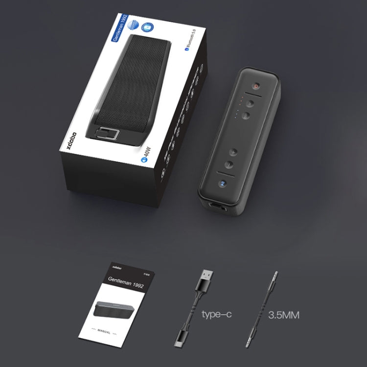 XDOBO Gentleman 1992 IPX7 Waterproof Portable TWS Wireless Bluetooth Speaker - free shipping - PMC Jewellery - Order now!