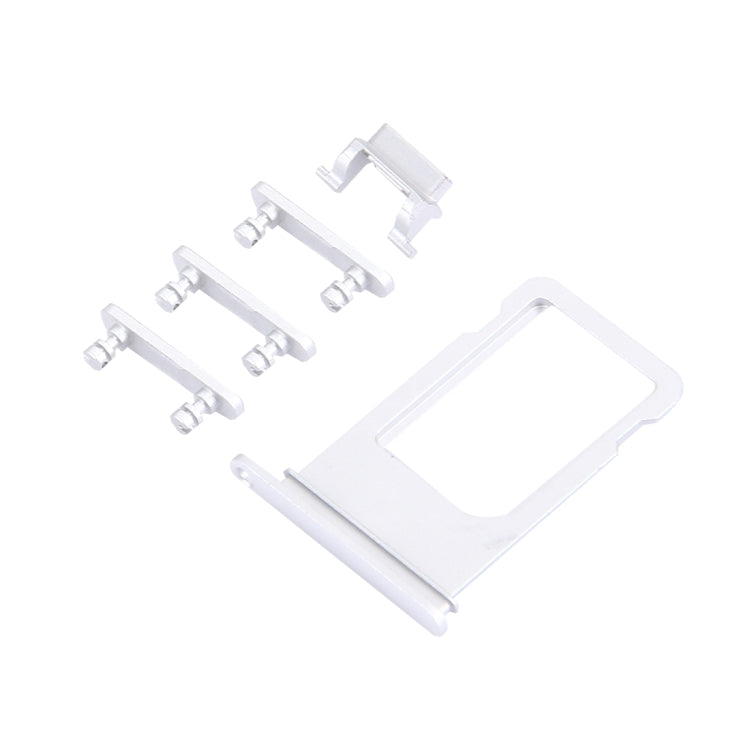 Card Tray + Volume Control Key + Power Button + Mute Switch Vibrator Key for iPhone 7 Plus(Silver) - iPhone 7 Plus Parts by PMc TechLife | Online Shopping South Africa | PMc TechLife | Buy Now Pay Later Mobicred