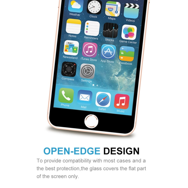 Anti-scratch 9H Full Screen HD Tempered Glass Film for iPhone SE 2020 / 8 / 7 (Black)
