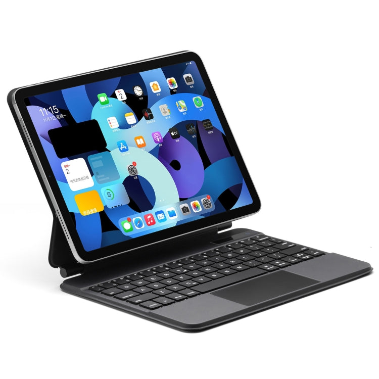 P109 Pro Ultra-thin Detachable Bluetooth Keyboard Leather Tablet Case with Touchpad & White Backlight for iPad Pro 11 inch 2021 / 2020 / 2018 & iPad Air 2020 10.9(Black) - For iPad Pro by PMC TechLife | Online Shopping South Africa | PMC TechLife
