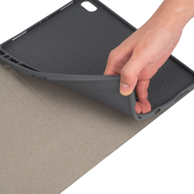 RK11 For iPad Pro 11 inch Silk Texture Detachable Plastic Bluetooth Keyboard Leather Tablet Case with Pen Slot & Stand Function(Black) - For iPad Pro by PMC TechLife | Online Shopping South Africa | PMC TechLife