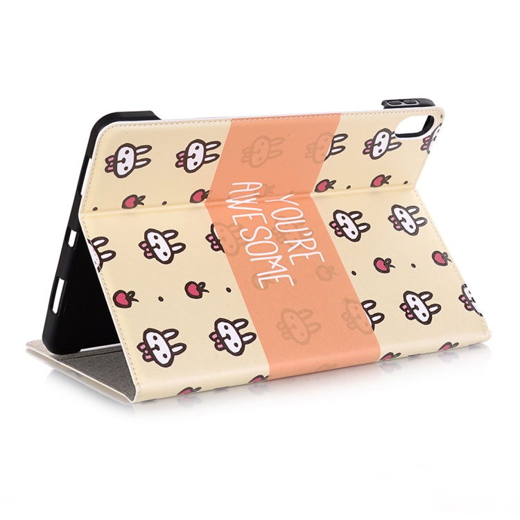 Rabbits Pattern Horizontal Flip Leather Case for iPad Air 11 2024 / iPad Pro 11 inch (2018),with Card Slots & Holder & Wallet & Photo Frame & Pen slot