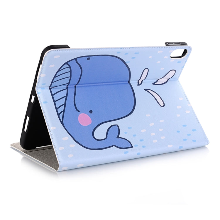 Dolphin Pattern Horizontal Flip Leather Case for iPad Air 11 2024 / iPad Pro 11 inch (2018),with Card Slots & Holder & Wallet & Photo Frame & Pen slot