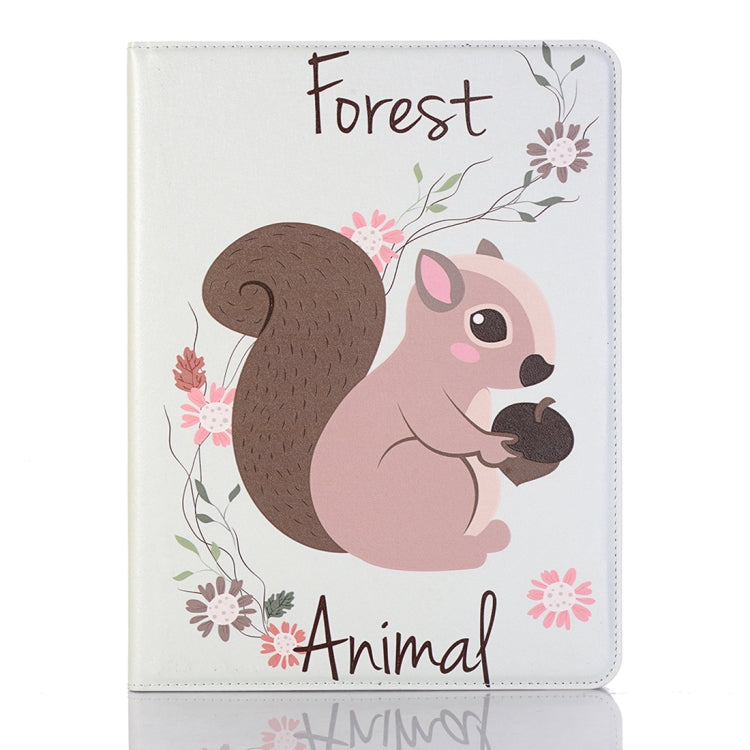 Squirrel Pattern Horizontal Flip Leather Case for iPad Air 11 2024 / iPad Pro 11 inch (2018),with Card Slots & Holder & Wallet & Photo Frame & Pen slot