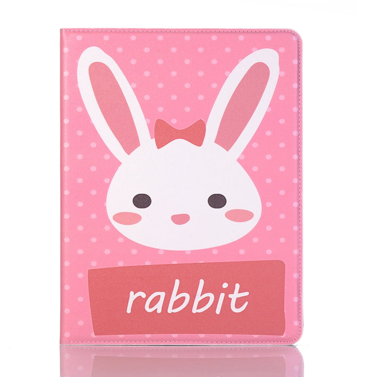 Rabbit Pattern Horizontal Flip Leather Case for iPad Air 11 2024 / iPad Pro 11 inch (2018),with Card Slots & Holder & Wallet & Photo Frame & Pen slot