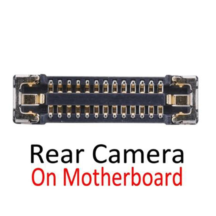 Rear Back Camera FPC Connector On Motherboard for iPhone X - Others by PMc TechLife | Online Shopping South Africa | PMc TechLife | Buy Now Pay Later Mobicred