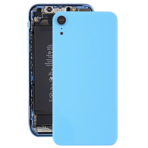 Battery Back Cover with Back Camera Bezel & Lens & Adhesive for iPhone XR(Blue)