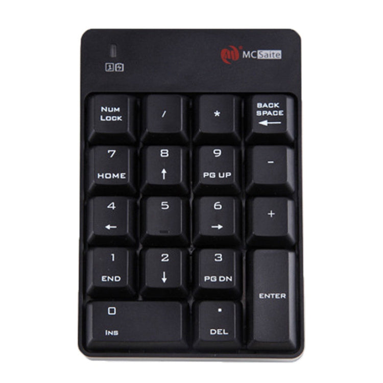 MC Saite SK-51AG 2 in 1 2.4G USB Numeric Wireless Keyboard & Mini Calculator for Laptop Desktop PC(Black)