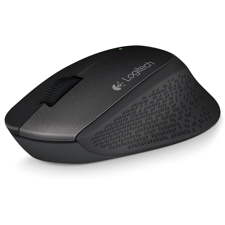 Logitech MK345 Wireless Full-size Keyboard + 2.4GHz 1000DPI Wireless Optical Mouse Set with Nano Receiver(Black)