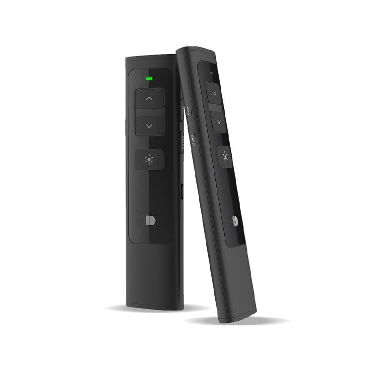 Doosl DSIT013 2.4GHz Rechargeable PowerPoint Presentation Remote Control Multi-functional Laser Pointer for PowerPoint / Keynote / Prezi, Control Distance: 100m(Black) - by DOOSL | Online Shopping South Africa | PMC Jewellery | Buy Now Pay Later Mobicred