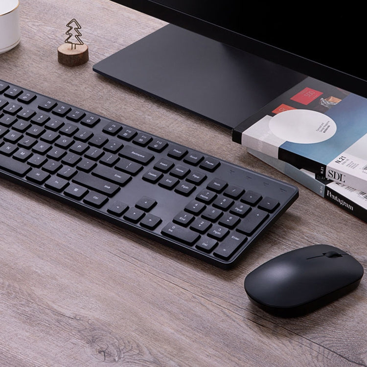 Original Xiaomi 2.4GHz Wireless Keyboard + Mouse Set 2 for Notebook Desktop Laptop(Black) - free shipping - PMC Jewellery - Order now!