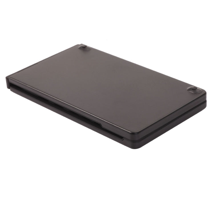 GK228 Ultra-thin Foldable Bluetooth V3.0 Keyboard, Built-in Holder, Support Android / iOS / Windows System (Black)