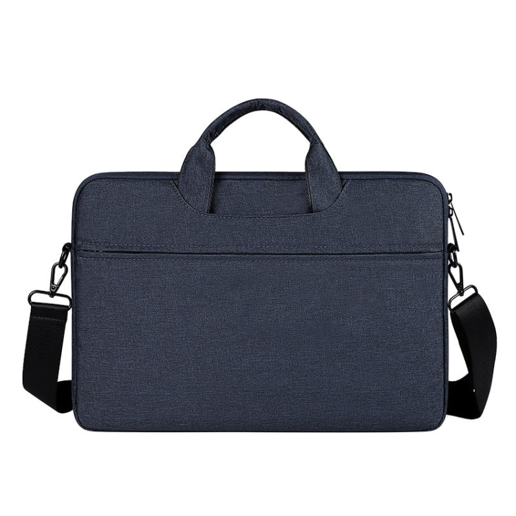 ST01S Water-resistant Oxford Cloth Hidden Portable Strap One-shoulder Handbag for 15.6 inch Laptops (Navy Blue)